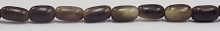 Black horn rice beads 3mm x 5.5mm