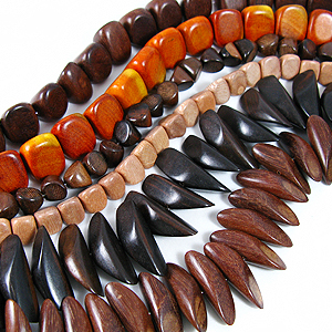 Types of Natural Wood Beads Part 1